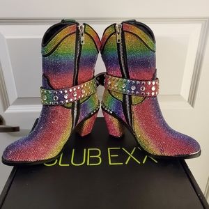 Clubb Exx Rhinstone Boot